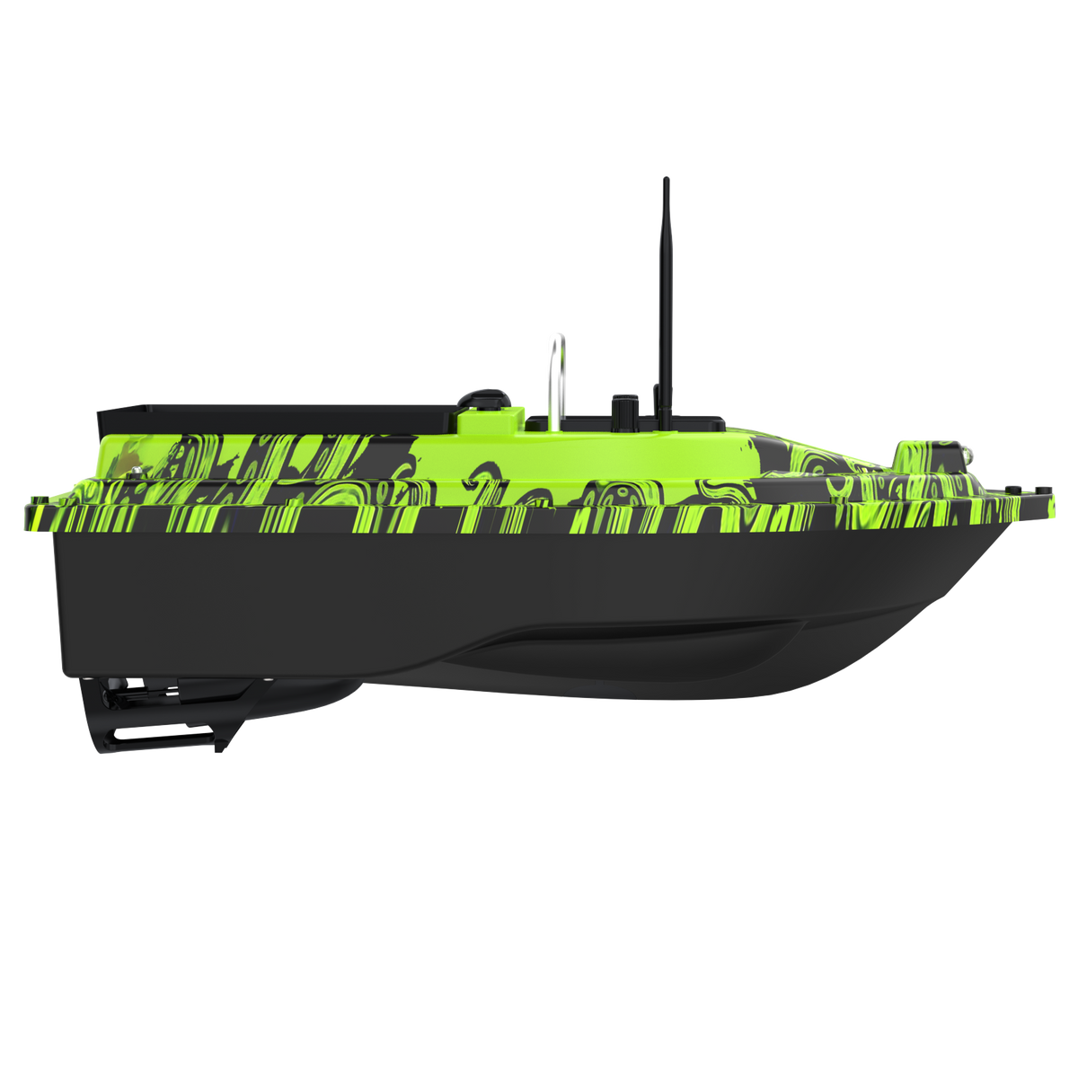LOKEEVAN D32ED Octopus Green Glow GPS bait boat on white background