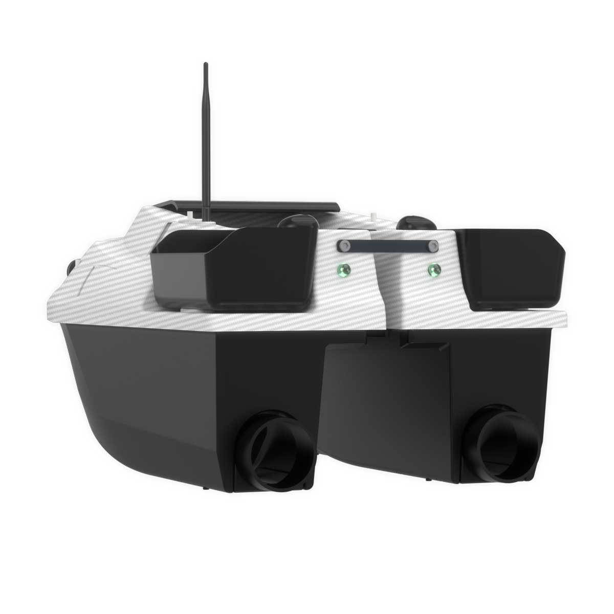 LOKEEVAN D70B White Carbon multi-hopper GPS bait boat – product view 7