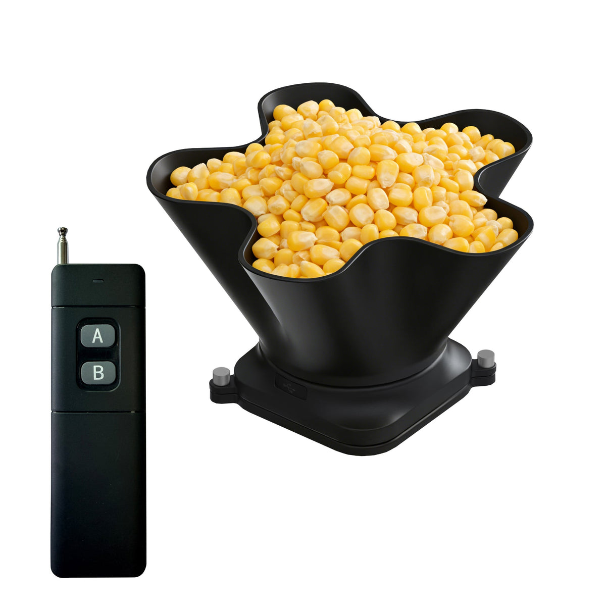 LOKEEVAN T2 360-degree remote bait spreader accessory on white background