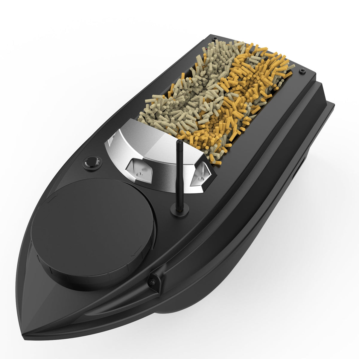 LOKEEVAN V030 Basic and V030 Fishfinder long-session GPS bait boat on white background