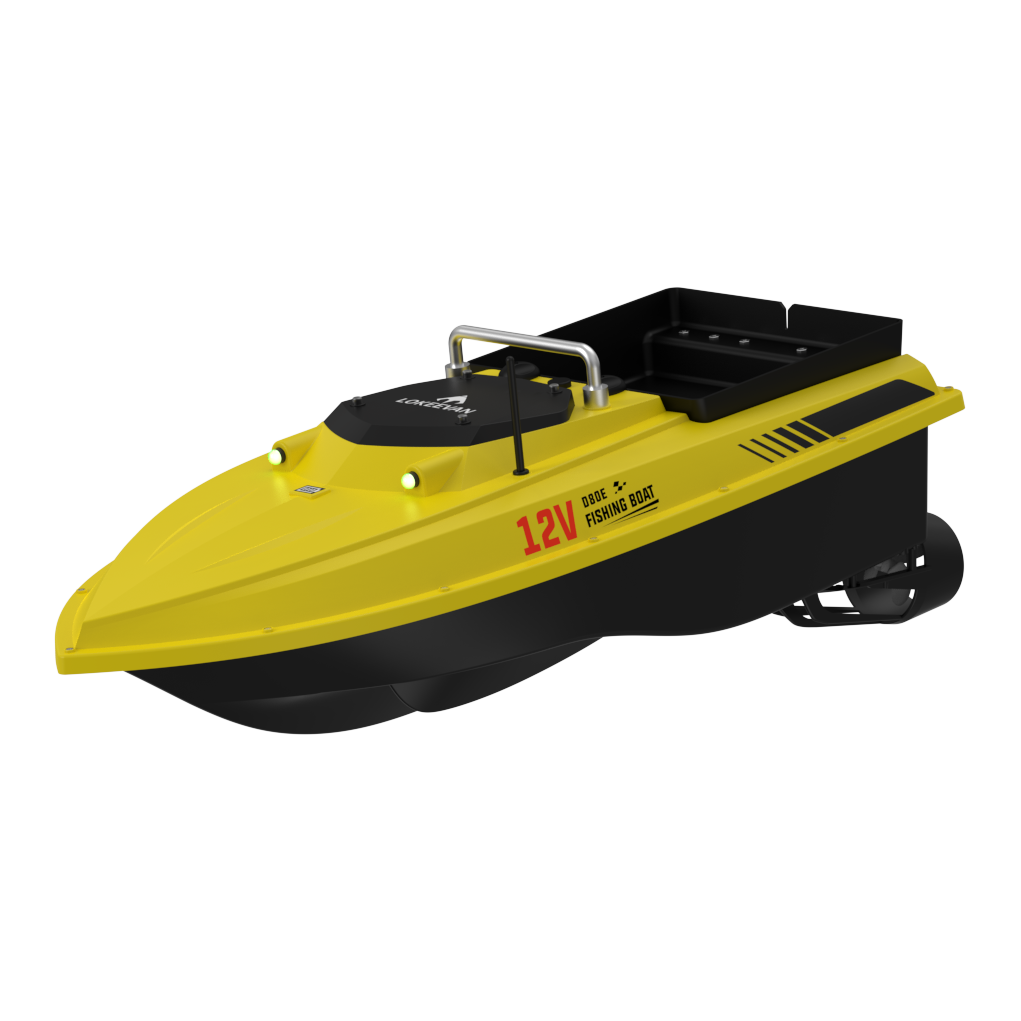 LOKEEVAN D80E high-speed GPS bait boat with depth and temperature sensing feature overview