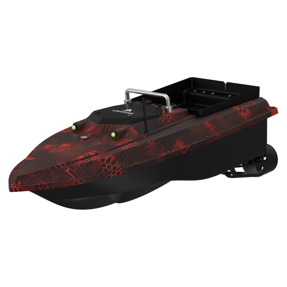 LOKEEVAN D80E high-speed GPS bait boat with depth and temperature sensing feature overview