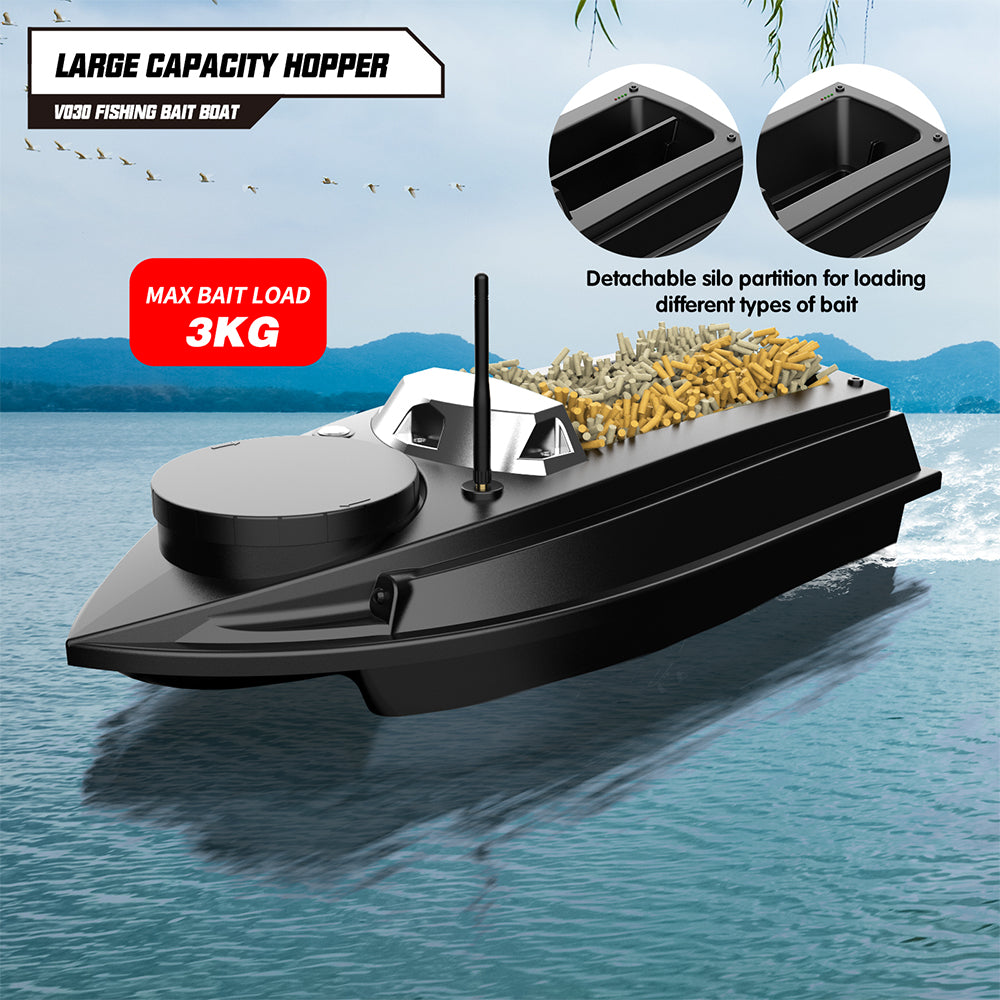 LOKEEVAN V030 long-session GPS bait boat feature overview