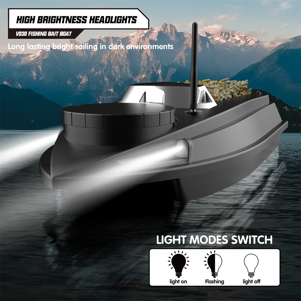 LOKEEVAN V030 long-session GPS bait boat feature overview