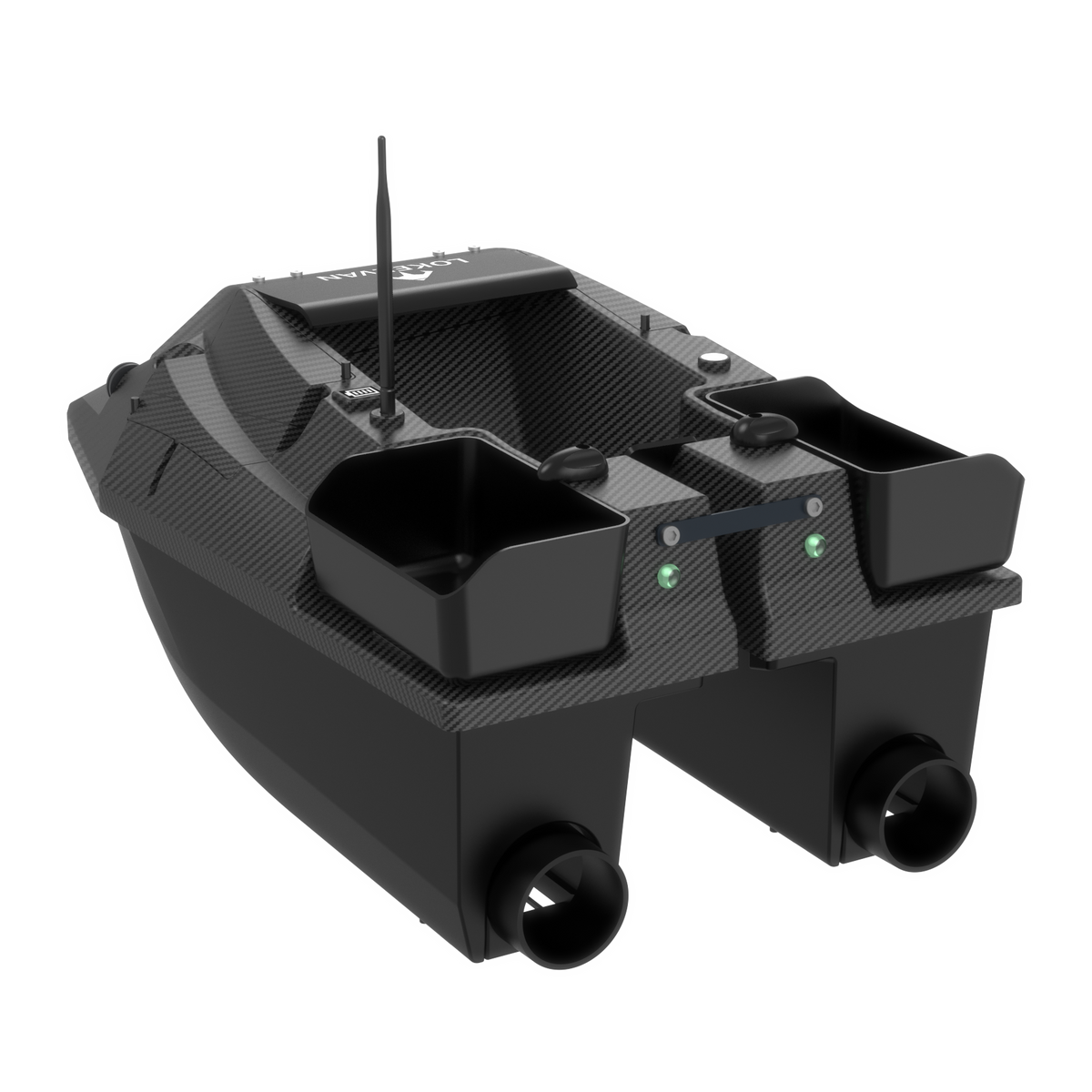 LOKEEVAN D70B Black Carbon multi-hopper GPS bait boat – product view 16