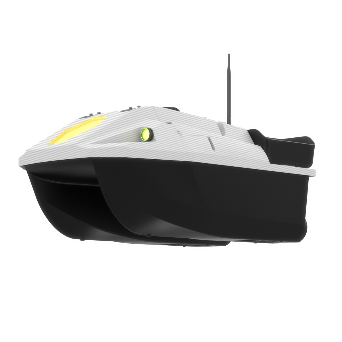 LOKEEVAN D70B White Carbon multi-hopper GPS bait boat – product view 2
